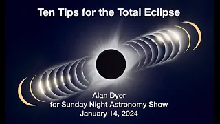 The Sunday Night Astronomy Show...10 Tips for the Total Ec;lipse, with Alan Dyer