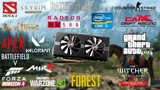 i5 4460+RX 580 Gaming in 2022 | Test in 15 games
