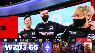 Evil Geniuses vs 100 Thieves | Week 2 Day 3 S11 LCS Summer 2021 | EG vs 100 W2D3 Full Game