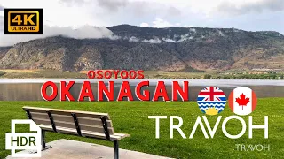 Osoyoos Walking Tour Okanagan Valley Views | British Columbia, Canada 🇨🇦 ASMR Ambience 4K HDR Travel