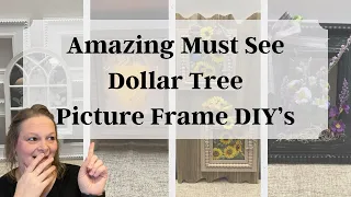 MUST SEE!!!! Dollar Tree Picture Frame DIY's | Dollar Tree Lantern DIY | Sunflower DIY