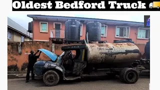 The oldest TRUCK with no ENGINE in Nigeria carries 2 tons of water daily for 80 years.