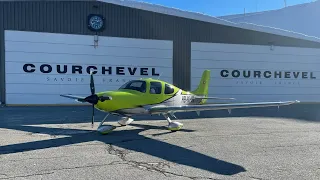 My First landing at Courchevel Altiport with a Cirrus SR22