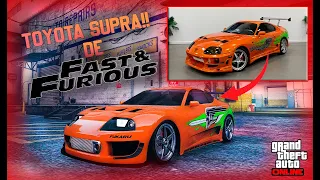 RECREANDO Y COMO HACER EL SUPRA DE "FAST & FURIOUS" EN GTA V ONLINE | Grand Theft Auto V