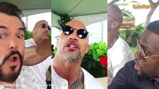 The Rock & Kevin Hart Bromance Part 9 Funniest Moments - Roasts - Impressions