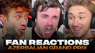 Fans Live Reactions to the 2023 Azerbaijan Grand Prix