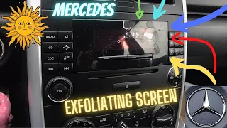 Mercedes A class W169 Removed Radio audio system Refurbished exfoliated screen ,eksfoliert skjerm 4K