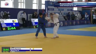 66 kg Алоев М Джамалов Н 23 04 2021 Т2 Всероссийские соревнования по дзюдо среди юниоров до 21 года