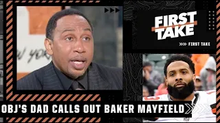 Stephen A. reacts to Odell Beckham Jr.’s dad calling out Baker Mayfield | First Take