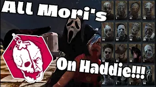 All Killers Memento Mori On Haddie Kaur | Dead by Daylight | Roots of Dread DLC