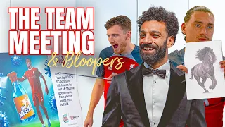 'Let's Save The Planet!' I The Team Meeting Ft. Robertson, Salah, Nunez & More | Liverpool FC