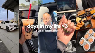 days in my life: new car?! + sushi date + movies + shopping + new nails + more ♡