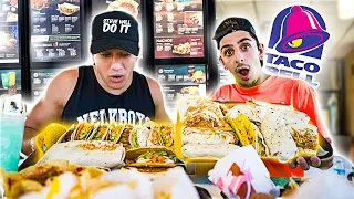 Eating the ENTIRE Taco Bell MENU (50,000 CALORIES) ft. SteveWillDoIt