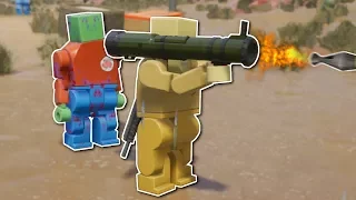 ROCKET LAUNCHER DESTROYS ZOMBIES! -  Brick Rigs Multiplayer & Rocket Launcher Update Gameplay