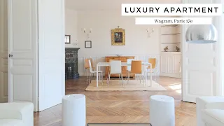 Luxury Paris Apartment Tour 3 Bedrooms | Haussmannien Style Paris 17th  | PARISRENTAL - REF.19924