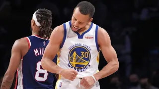 Stephen Curry 37 Pts Logo 3s Dominates Nets! 2021 NBA Season
