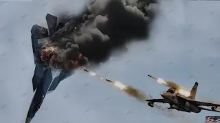 Just arrived in Ukraine! NATO F-35 fighter plane, shoots down Russian SU-57 | See what happens