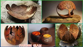 Beautiful Upcoming New Coconut Shell Art And Craft Ideas For Home Decor