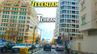 Tehran City 4K, Driving Tour in Velenjak Neighborhood, Iran, Autumn 2020 (4K Ultra HD 60fps)