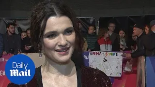 Rachel Weisz talks being a mother and Emma Stone's accent