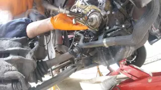 How to remove the Citroen berlingo oil pump/Как снять масляный насос Citroen berlingo