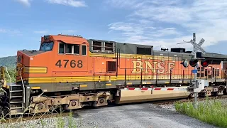 NS’s 056 Military Train w 3 BNSF locos in 6 Locations