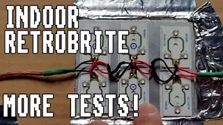 Indoor Retrobrite Followup: Scaling up and more tests!