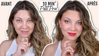 ⚡️10 MIN MAKEUP /PETIT PRIX⚡️ : FACILE, RAPIDE POUR LES MATINS PRESSÉS ! Maquillage débutant