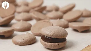 Cheat's Chocolate Macarons