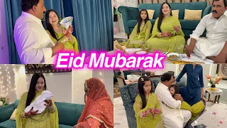 Hmari pehli eid baby ky sath | husband sy Kitni Eidi mili | sitara yaseen vlog