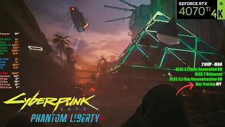 Cyberpunk 2077 2.0 Phantom Liberty DLSS 3.5 | 4K RTX 4070 Ti