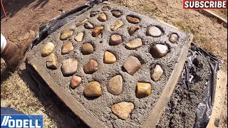 How to Make Decorative Concrete Pavers with Big Rock DIY