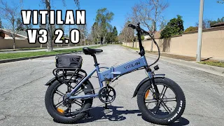 VITILAN V3 2.0 Folding Fat Tire E-Bike 🚲