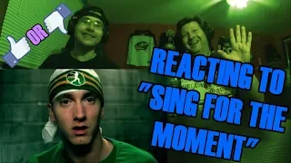 METALHEADS REACTS TO EMINEM - ("SING FOR THE MOMENT")