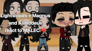 Lightwoods + Magnus and Asmodeus react to Malec - Malec💙❤️(3/5)