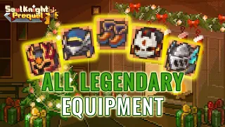 ALL NORMAL LEGENDARY EQUIPMENT AND WHERE TO FIND THEM | Soul Knight Prequel