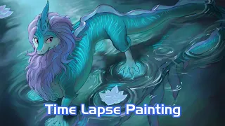 Timelapse Fun Artwork - Sisu from Raya and the Last Dragon