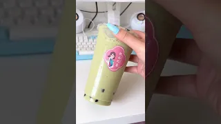 Matcha Boba & Edamame ASMR! #asmr #kawaii #kawaiiasmr #sanrio #aesthetic #matcha #boba #bobaasmr