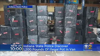 Indiana State Police Discover 1,200 Pounds Of Illegal Marijuana In Van