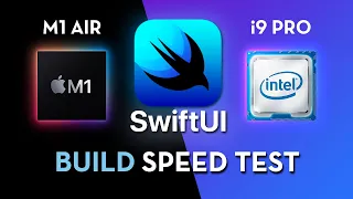 M1 vs Intel i9 SwiftUI Build Test