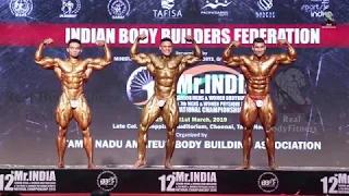 Sunit Jadhav, Narendra Yadav And Anuj Kumar Final Comparison For Mr.India 2019 Overall Title