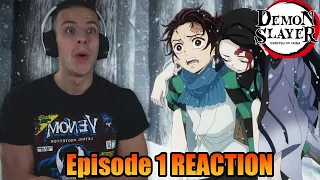 THIS SHOW IS INSANE! Demon Slayer Episode 1 Reaction | Cruelty