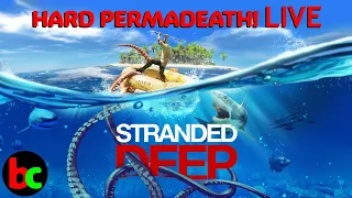 Stranded Deep PS5 Random Generation Hard Permadeath Gameplay LIVE