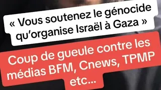 Anasse Kazib: les médias français soutiennent le génocide qu'organise Israël à Gaza (Palestine)