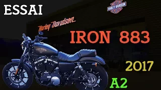 Fabike #Essai Harley-Davidson iron 883 bridable A2