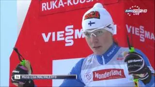 FIS Cross Country WC13 14 KuusamoFIN Ladies 5 km Classic 1080i RU  2013.11.30