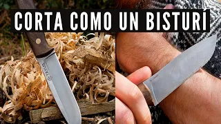 EL CUCHILLO BUSHCRAFT PERFECTO?? SU CORTE ME ASUSTA... TAXUS HABILIS