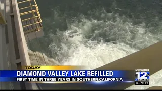 Diamond Valley Lake refilled for first time in three years