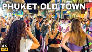 Best Night Market In Phuket | Phuket Old Town Night Market Tour 🇹🇭🥤