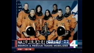 Space Shuttle Columbia Disaster - News Footage